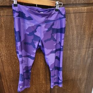 Purple Camouflage Kids Leggings
